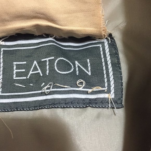 VINTAGE EATON DOUBLE BREAST TRENCH COATS SIZE 40 - Picture 13 of 13